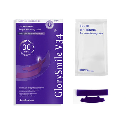 Purple Teeth Whitening Strips